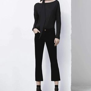 J Brand Selena bootcut black cords